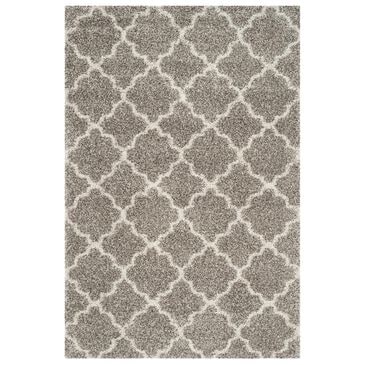 Safavieh Hudson Shag SGH282B-6 6" x 9" Grey/Ivory Area Rug, , large