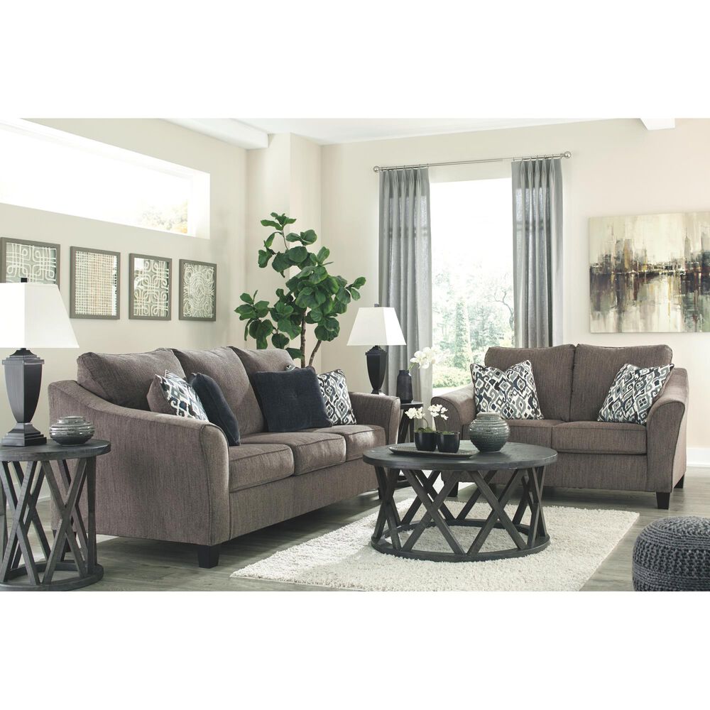 Signature Design by Ashley Nemoli Queen Sleeper Sofa in Slate, , large