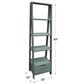 Santa Fe Rustic Vertical Ladder Bookcase in Vintage Turquoise, , large