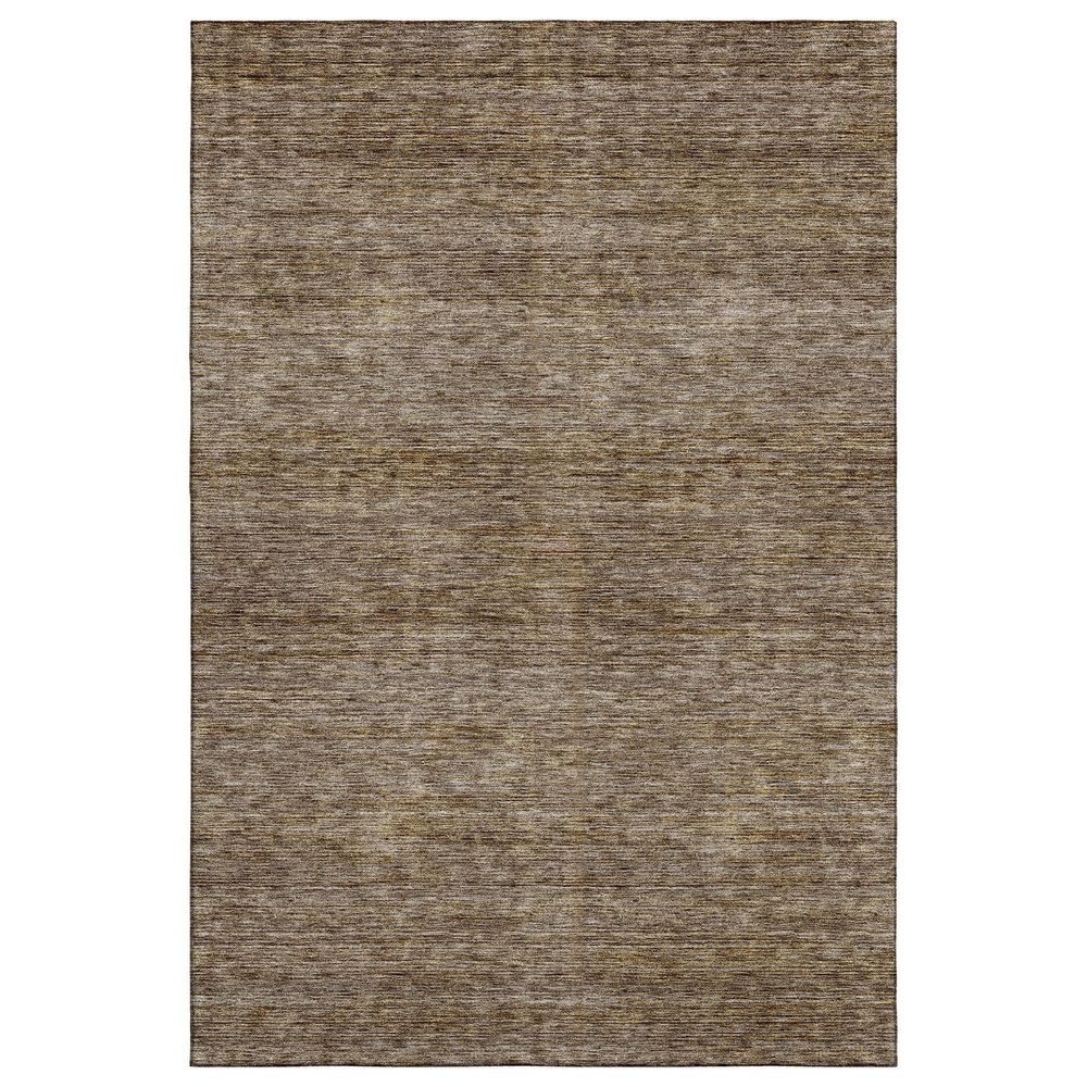 Dalyn Rug Company Soft Essentials Solid Brown 9" x 12" Indoor/Outdoor Area Rug, , large