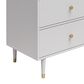 DHP Elizabeth 5-Drawer Chests in Dove Gray, , large