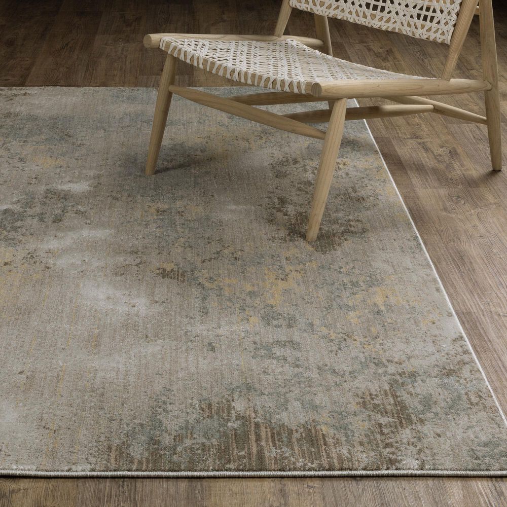 Oriental Weavers Mallory Beige and Yellow 3&#39;3&quot; x 5&#39; Area Rug, , large