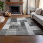 Dalyn Rug Company Neo NO15 9" x 12" Pewter Area Rug, , large