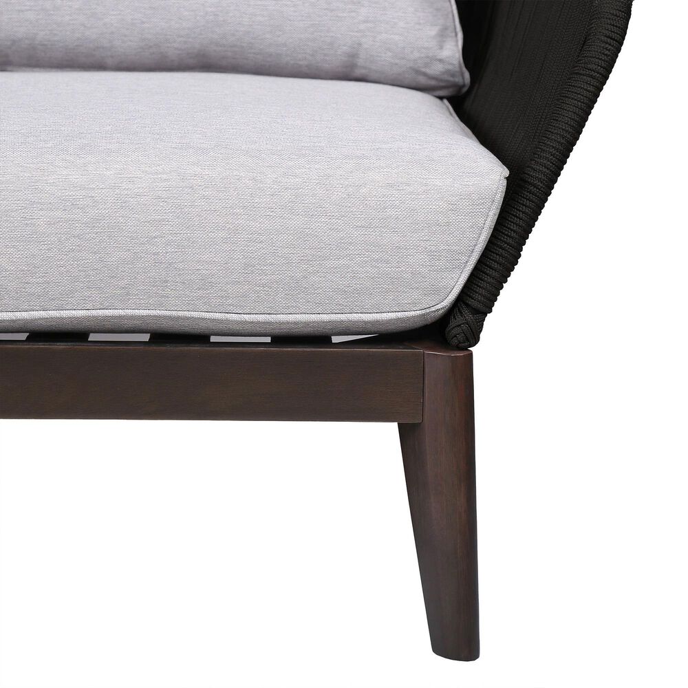 Blue River Athos Club Chair in Dark Eucalyptus and Charcoal, , large