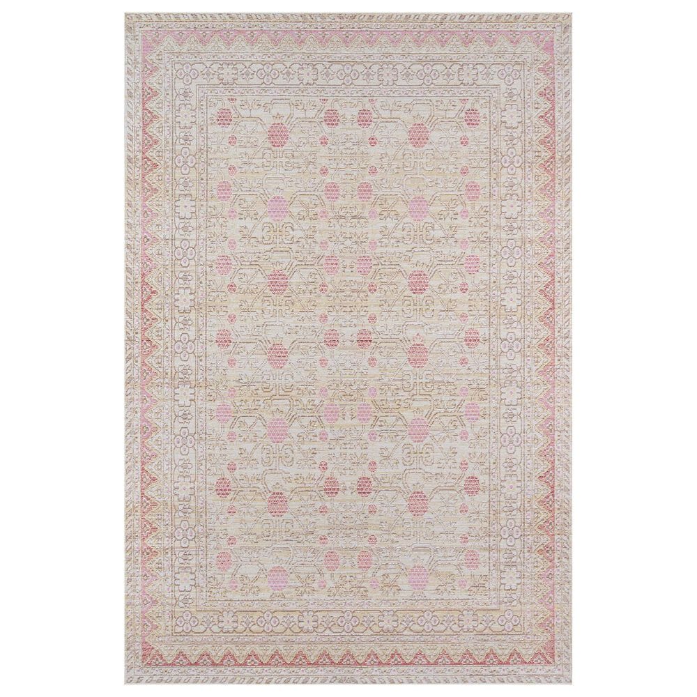 Momeni Isabella ISA-3 4" x 6" Pink Area Rug, , large