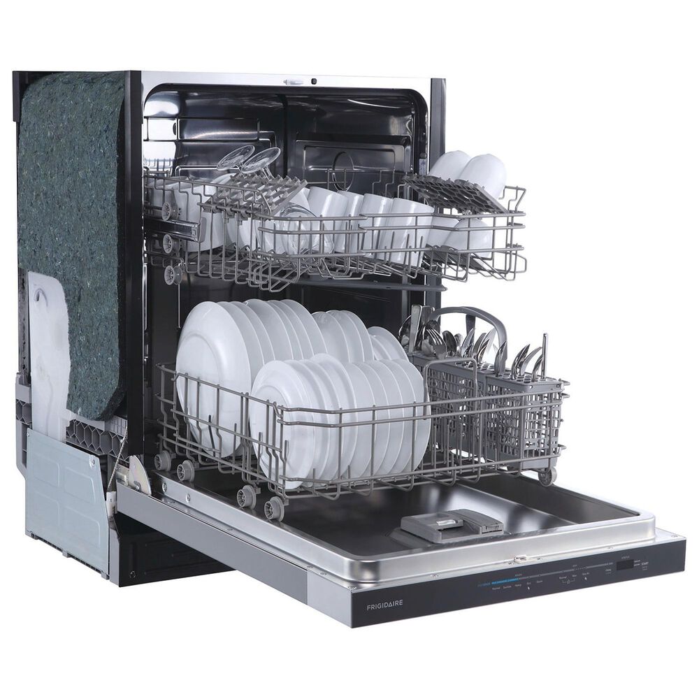 Frigidaire 24&quot; Built-In Pocket Handle Dishwasher with Hybrid Tub in Stainless Steel, , large