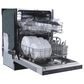 Frigidaire 24" Built-In Pocket Handle Dishwasher with Hybrid Tub in Stainless Steel, , large