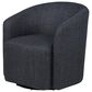 Coaster Mossbrook Swivel Accent Chair in Anthracite, , large