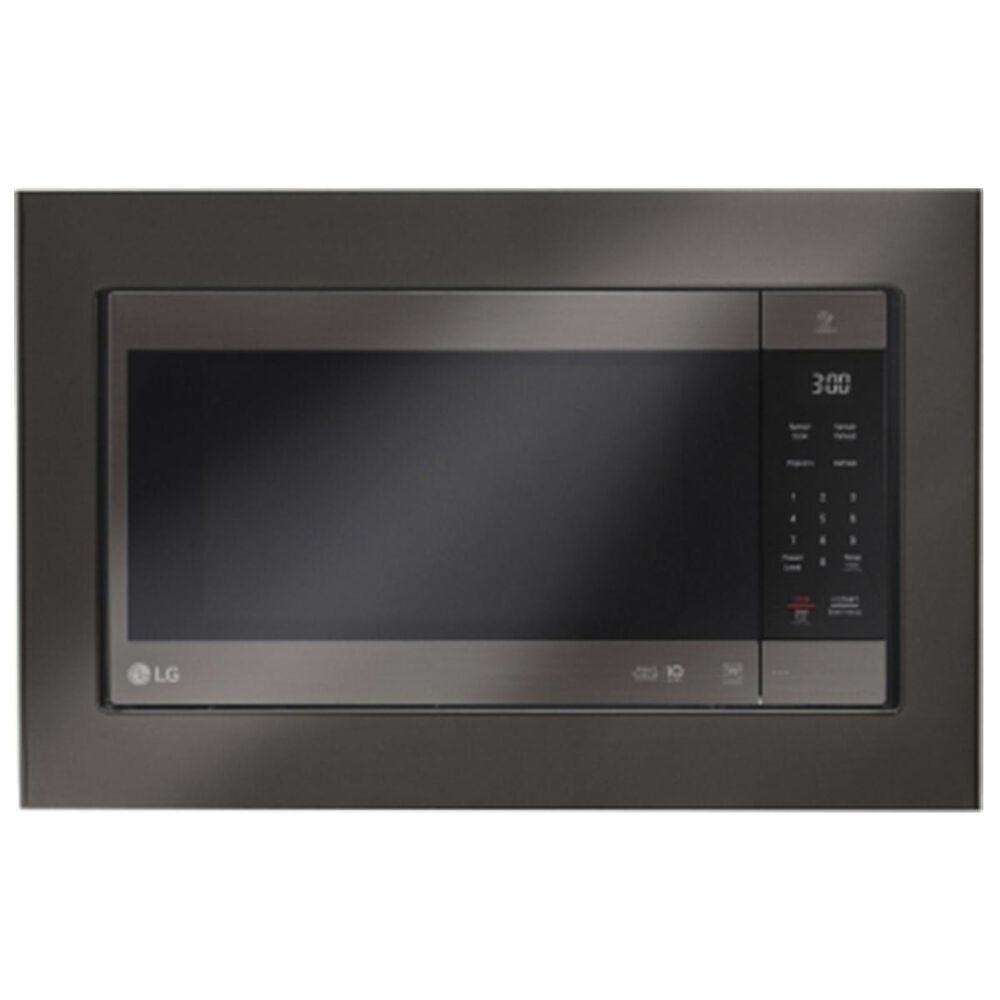 LG 30" Microwave Trim Kit in Black Stainless Steel, , large