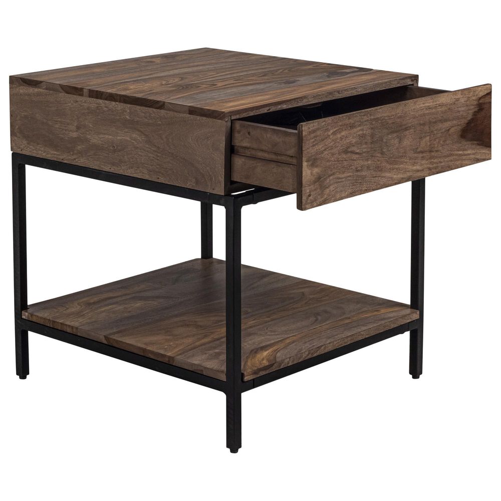 Linden Boulevard Springdale End Table in Brown, , large