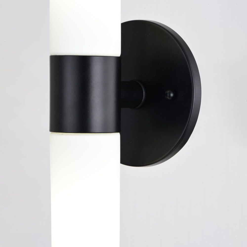 Vaxcel Elliot 2-Light Bathroom Vanity in Matte Black, , large