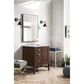 James Martin Vanities Addison 30" Single Bathroom Vanity in Mid Century Acacia with 3 cm Ethereal Noctis Quartz Top and Rectangular Sink, , large