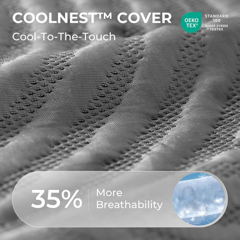 SweetNight CoolNest 12" Medium King Mattress in a Box, , large