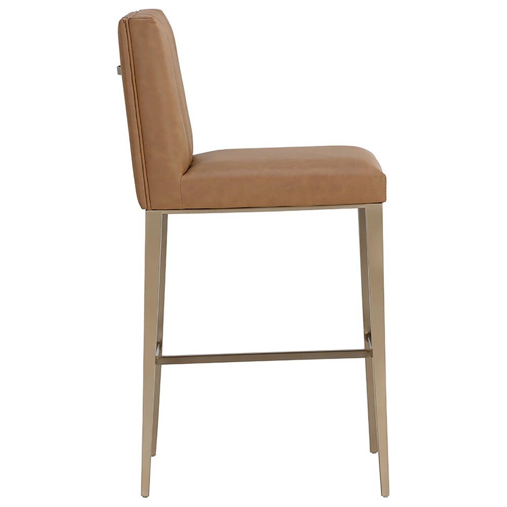 Club Collection By Sunpan Wilber Bar Stool in Antique Brass, , large