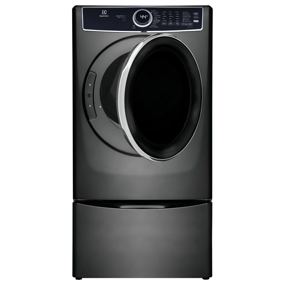 Electrolux 8 Cu. Ft. Front Load Gas Dryer with Steam in Titanium, , large