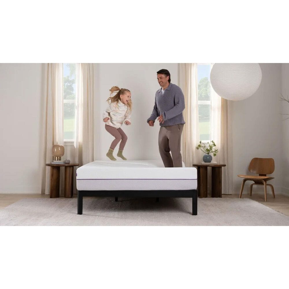 Purple King Metal Platform Base in Matte Black, , large