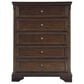 Ashley Trellington 4-Piece King Bedroom Set in Warm Brown Cherry, , large