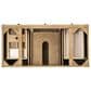 James Martin Vanities Breckenridge 48" Single Bathroom Vanity in Light Natural Oak with 3 cm Victorian Silver Quartz Top and Rectangular Sink, , large