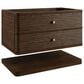 James Martin Allamari 36" Single Bathroom Vanity in Sable with 3 cm White Zeus Silestone Top and Rectangular Sink, , large