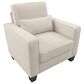 Bush Stockton Arm Chair and Ottoman in Cream, , large