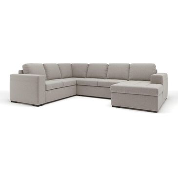 Tuscany Grove Claire 3-Piece Sleeper Sectional in Popstitch Dove, , large