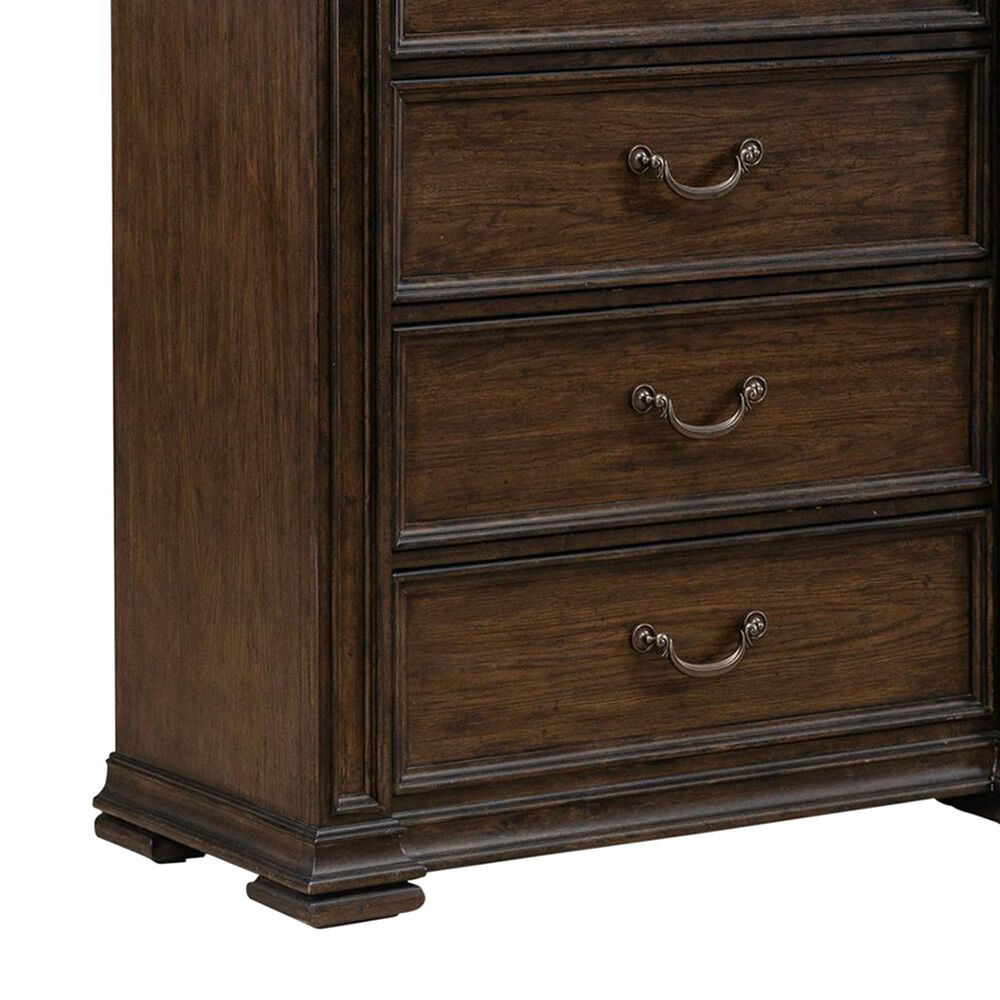 Belle Furnishings Provence Park 6-Drawer Chest in Chateau Brown, , large