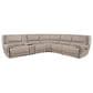 Oxford Furniture 6-Piece Leather Power Recliner Sectional , , large