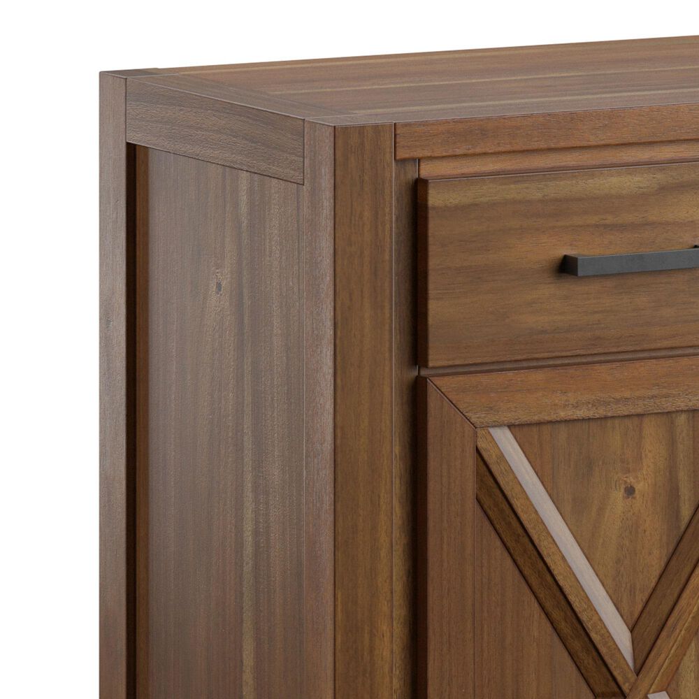Golden Wave Furniture Darby 3-Drawer Sideboard in Acorn Brown, , large