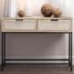 Splendor Living Parkwood 2-Drawer Console Table in Natural and Black, , large