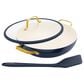 Green Pan Reserve Pro 11" Ceramic Nonstick Everyday Pan with Lid in Oxford Blue, , large