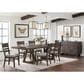 Hawthorne Furniture Hearst 42 X 71-101 Trestle Table in Reclaimed Chevron, , large