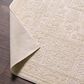 Jaipur Serenita Beyza White and Cream 6" x 9" Area Rug, , large