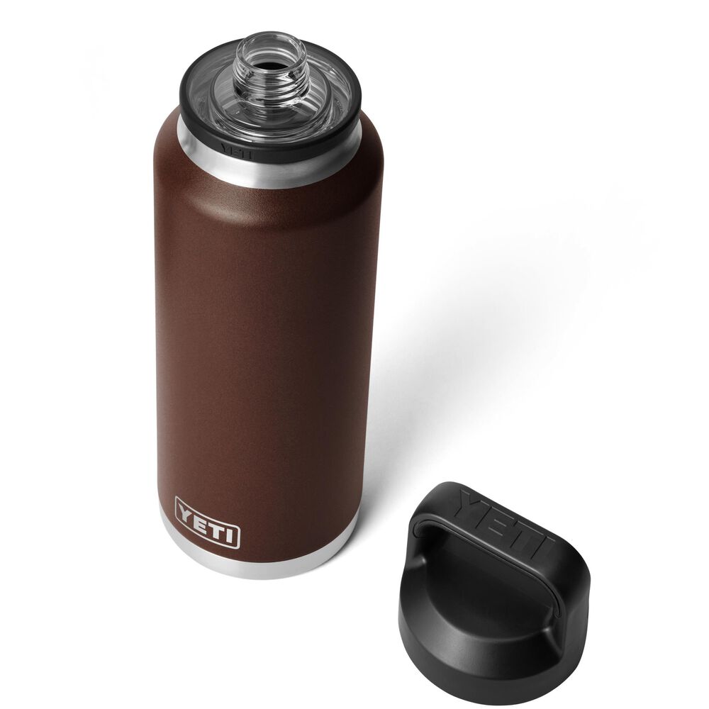 YETI Rambler 46 Oz Water Bottle with Chug Cap in Wetlands Brown, , large