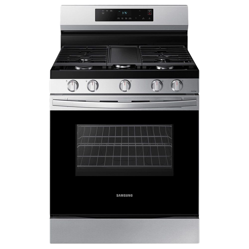 Samsung 6 Cu. Ft. Freestanding Gas Range with Integrated Griddle in Stainless Steel, , large