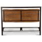 Home Trends & Design Aspen 3-Piece Queen Bedroom Set in Walnut Brown and Antique Zinc, , large