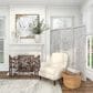 Maple and Jade 3-Panel Folding Screen in White, , large