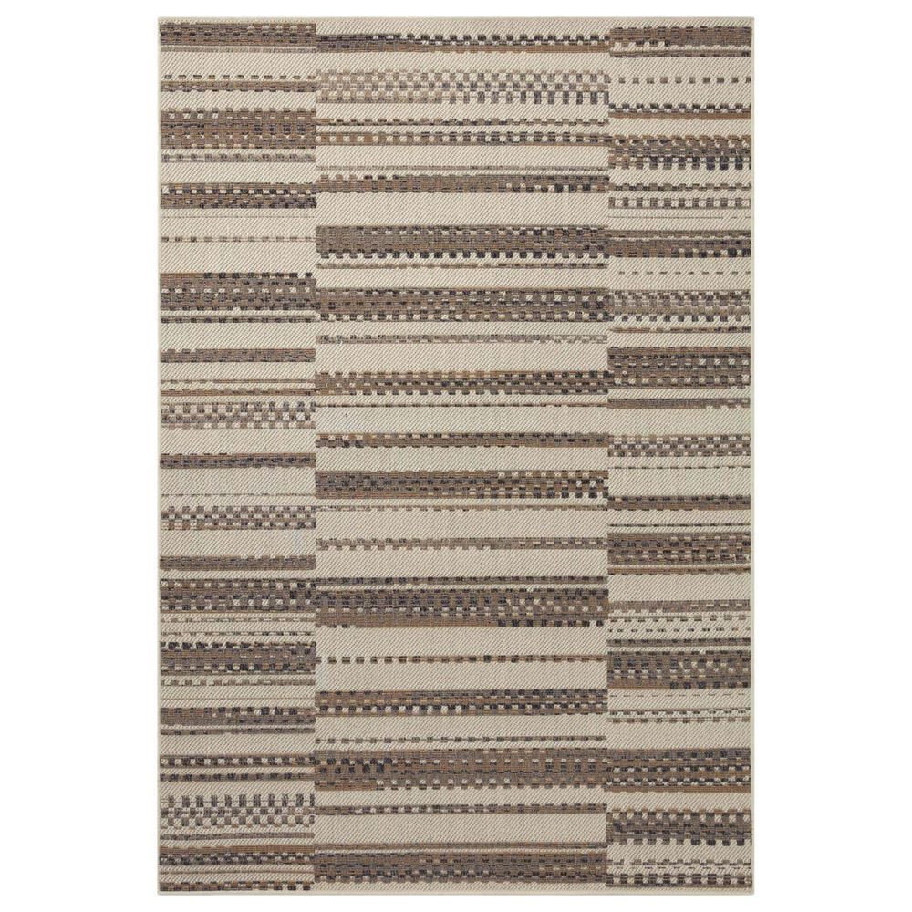 Loloi II Rainier 2"2" x 3"9" Ivory and Taupe Area Rug, , large