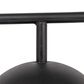 Teak Interiors Metal Table Lamp with Frosted Glass Globe, Wood Orb, Inline Switch in Matte Black and Patina, , large