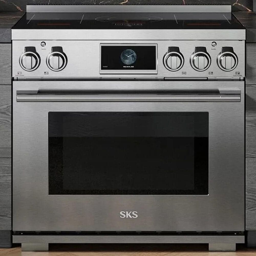 Signature Kitchen Suite 36" Induction Pro Range in Stainless Steel, , large