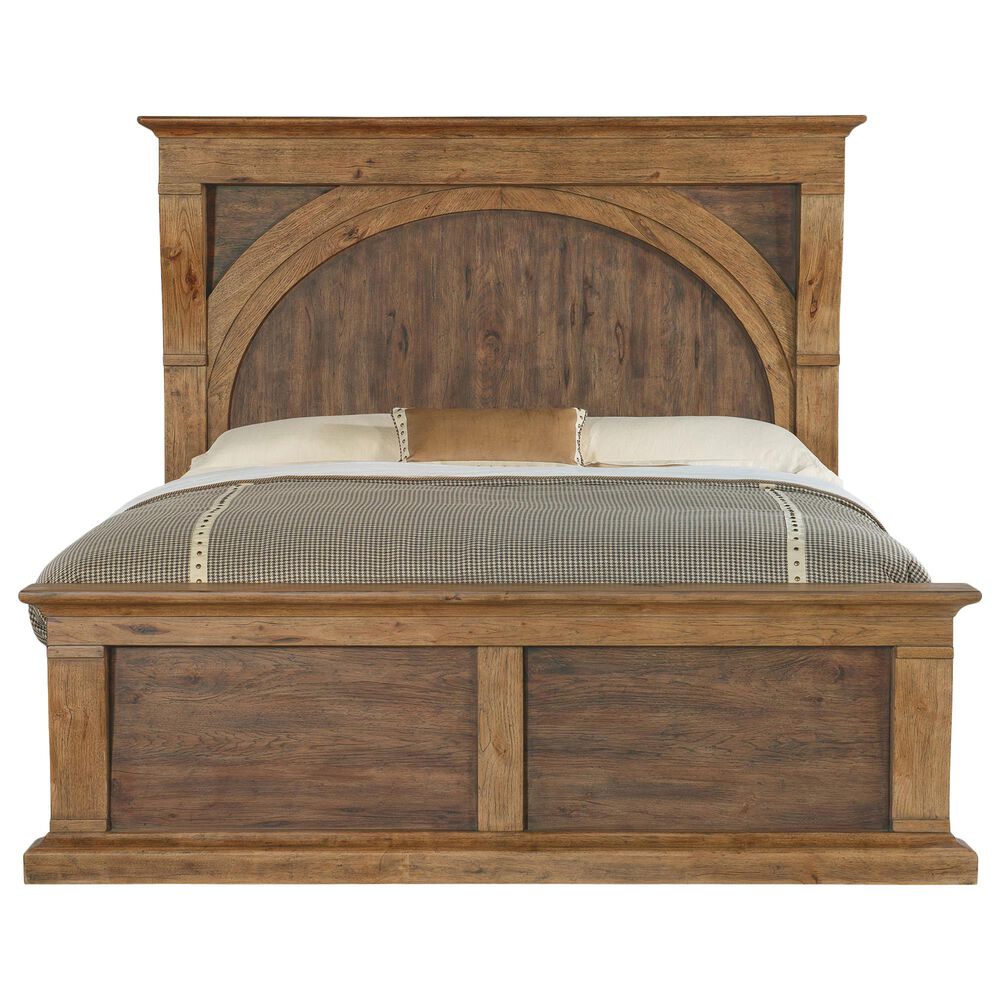 Hooker Furniture Big Sky King Mantel Bed in Vintage Natural, , large