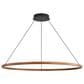Golden Lighting Veritas 47" 1-Light Chandelier in Driftwood, , large