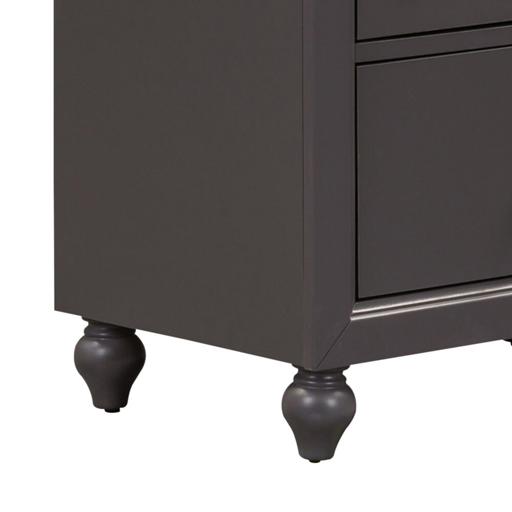 Belle Furnishings Cottage View Nightstand in Dark Gray, , large