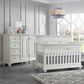 Oxford Baby Weston 2-Piece Crib and Dresser Nursery Set in Vintage White, , large