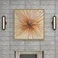 Maple and Jade 39" x 39" Framed Wall Art in Brown, Gold and White, , large