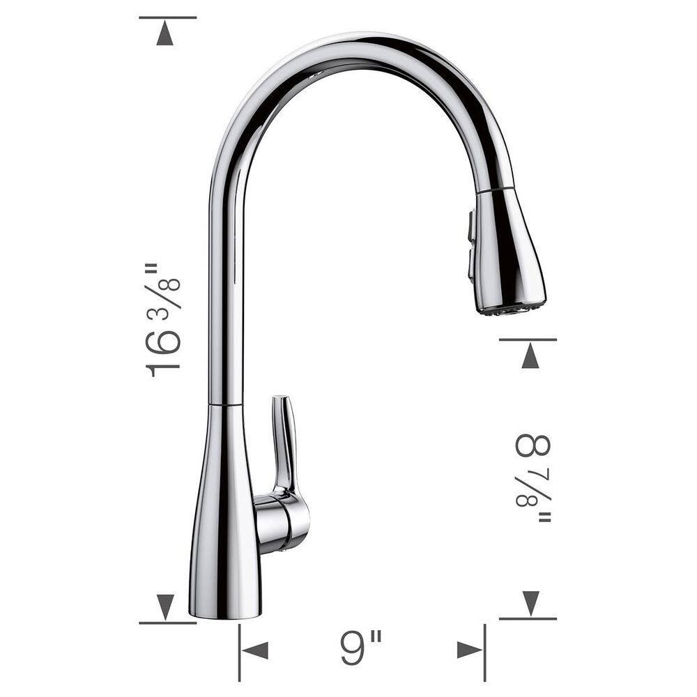 Blanco Atura Pull-Down Faucet in Chrome, , large