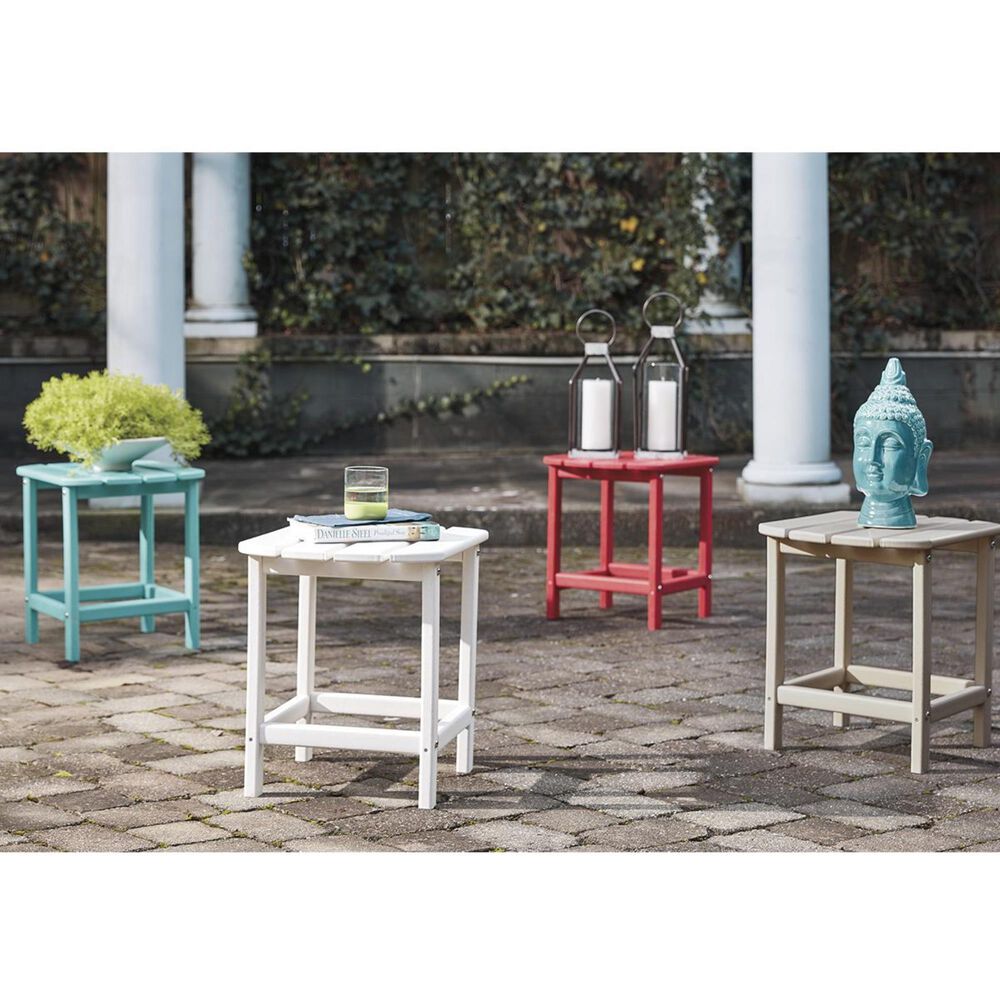 Ashley Sundown Treasure Rectangular End Table in Grayish Brown, , large