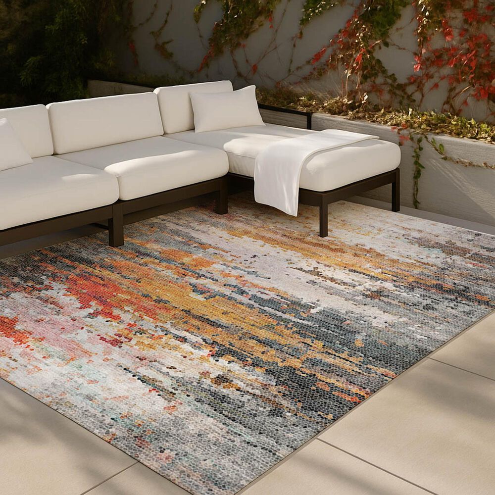 Dalyn Rug Company Lumara Volcano 8' x 10' Indoor/Outdoor Area Rug, , large