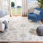 Safavieh Micro-Loop Oriental 9" x 12" Ivory and Grey Area Rug, , large