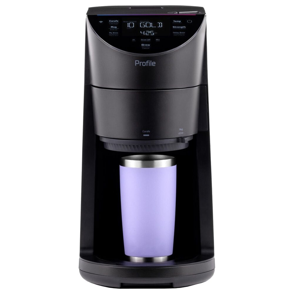 GE Profile Smart Grind and Brew Coffee Maker in Carbon Black, , large