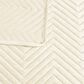 Duke Imports Virah Bella Micromink 3-Piece King Quilt Set in Alabaster Chevron, , large